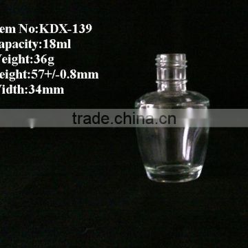 18ml small nail polish glass vial