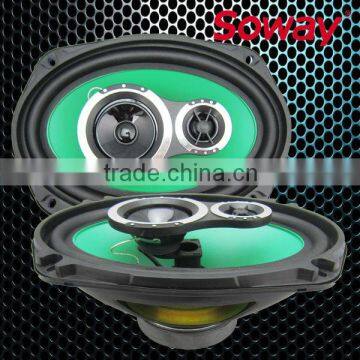 CT-2002-1 Black panel Green PP Cone 3-way 6*9inch car speaker