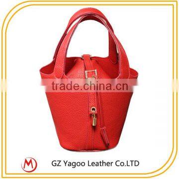 Chinese Bag in Bag Pu Bucket Bag for Shopping photo-4
