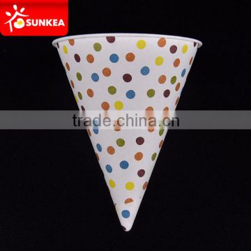 Disposable white hot water cone cup for vending machine                        
                                                Quality Choice