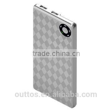 High capacity low cost usb charger, lithium polymer power banks 8000mah for samsung