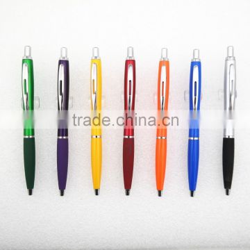 Promotional plastic ball pen with logo , high quality cheap ball pen