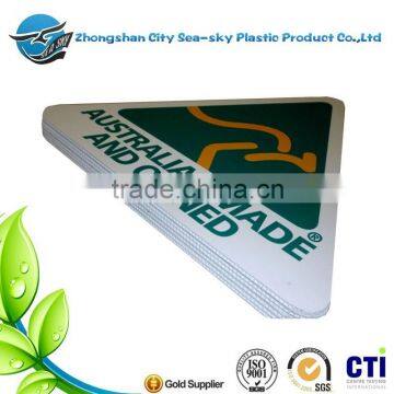 lower price of pp twin wall fabricate sheet,2-12mm printing material pp twin wall sheet