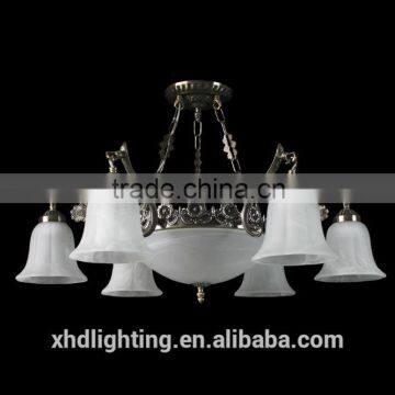Die-casting Industrial Antique Aluminum Pendant Lamp With Fancy Flower photo-4