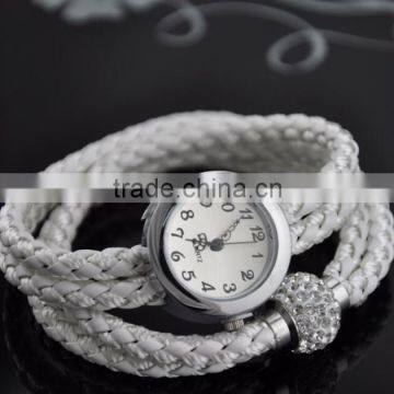 Beautiful Women Woolen Bracelet Watch Fashion Black Color Wrist Watch photo-4