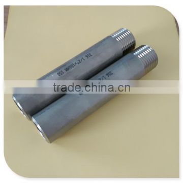 SCH40 1/2" x100mm Welded Nipple,TOE Long Nipple Material 316