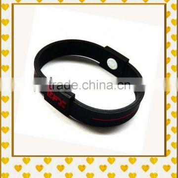 eco-friendly thick magic latest design silicone wristband