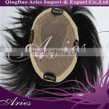 lace silk top integration hair toupee for women