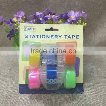 Spot sales of color tape + simple tape dispenser stationery set