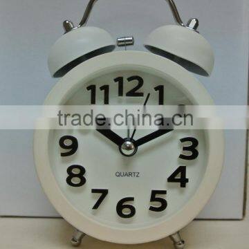 3D Number Scale 3.5" Metal Twin Bell Alarm Clock photo-4