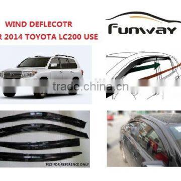 2014 TOYOTA LC200 car Door Window Visor Weather deflector Rain deflector