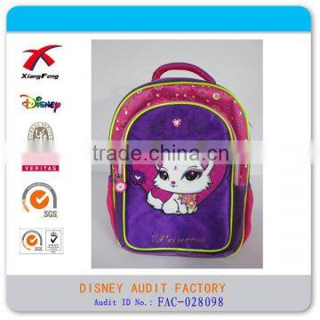 1 of 4 Pcs Sets Cute Cat Backpack Bag Funny School Bag for Kids