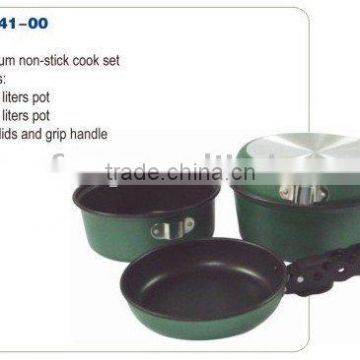 Aluminium non-stick cook set