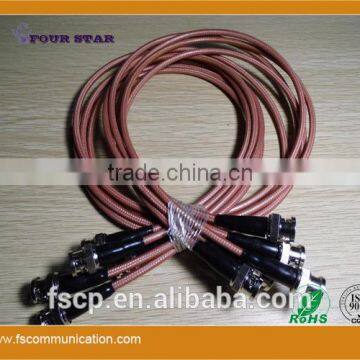 RG142 Cable Assembly with BNC Male Crimp Connectors