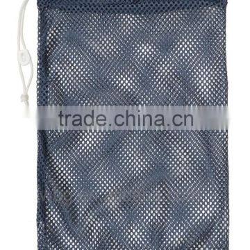 Black nylon mesh bags for golf