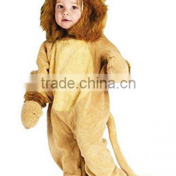 2016 Costum Baby's Winter Cuddly Lion Toddler Costume/Unisex Children Oneise/Kids Cosplay Jumpsuit/Baby Animal Romper