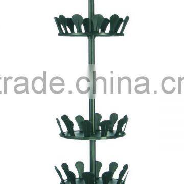 96 Pair 8 Tiers Telescopic Rotary Shoe Rack Shelf photo-2