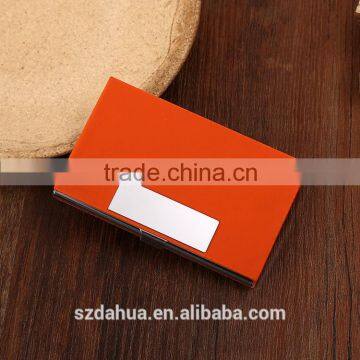 gift and promotional l leather and mental business card holder with good quality and best price