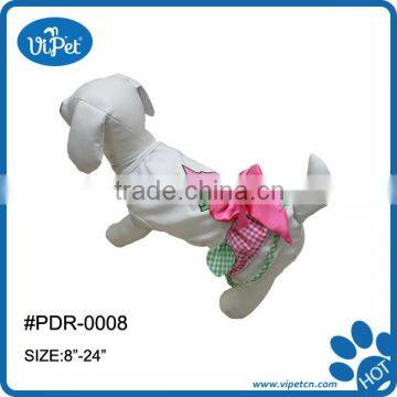 Pet Dog with watermelon and pink bow apparel