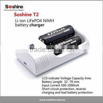 2 Slot AA AAA Ni-MH Ni-Cd Rechargeable Batteries Smart Battery Charger Household Battery Charger Portable Battery Charger