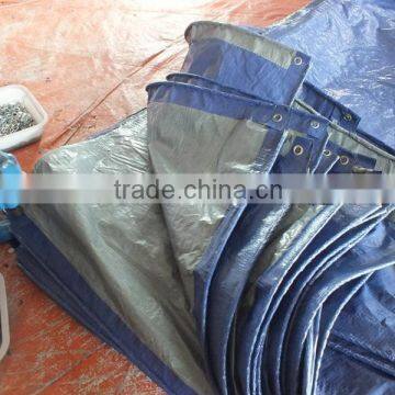 machine low price tarpaulin PP mesh sliver/blue triangle plastic rope outdoor cover wholesale manufacture waterproof sunscreen