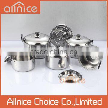 multi-function deep Big high large stainless steel stockpot with steamer rack for various usage/stainless steel stock pot