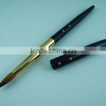 Hot sale sable hair metal handle kolinsky Nail art beauty Brush