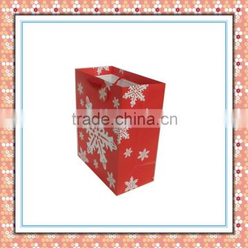 delicate gold stamp Christmas high quanlity kraft paper bags