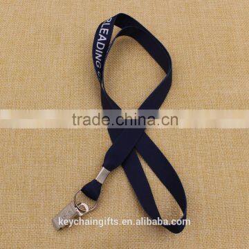 Wholesale colorful custom design badge holder lanyard with safety buckle