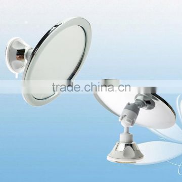 bathroom mirror, fogless suction cup mirror swivel wall mounted mirror