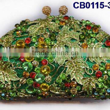 CB0115-31 2015 new design high quality fashion lady small handbag with nice shining stones decorate for party match dress