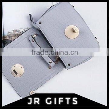Attractive Design Pink Genuine Leather Small Shoulder Bag
