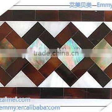 beauty raw mother of pearl shell mosaic tile wall waistline