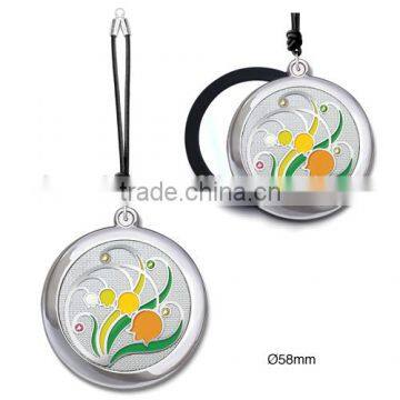 Unique Design Folded Makeup Mirror Shine Crystal Pocket Mirror Decorative Craft photo-2