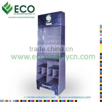 Retail Floor Display, Cardboard Hook Display, Supermarket Shelf Floor Display