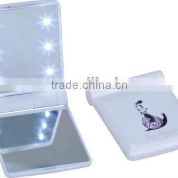 led lighting makeup mirror with square shape for gift