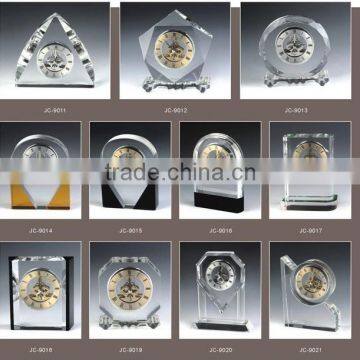 Yiwu Hot seller crystal product factory directly sale Crystal Clock for office decoration