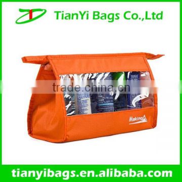 Wholesale travel toiletry bag pvc transparent