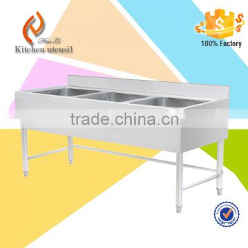 cheap wholesale top quality single bowl kitchen stainless steel sink with drainboard