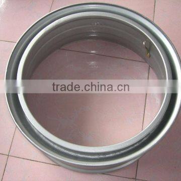 17.5x6.00 demountable wheel rim, 17.5 inch demountable wheel rim, tubeless steel wheel rim for truck