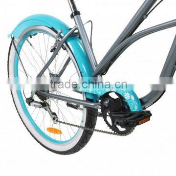 26" Cruiser Bikes Beach Cruiser Bike 7 Speed for Girls (B-26051)