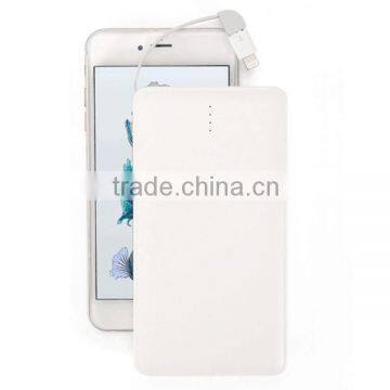 2016 New Hot Selling Design Leather 10000mah Universal Powerbank
