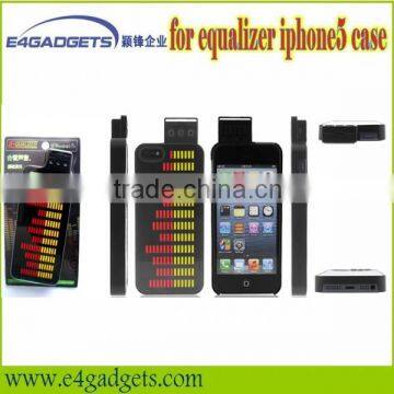 2013 Newest and most Popular Awesome Cool Sound Activated flash light case for iphone 5, for Equalizer iPhone 5 Case