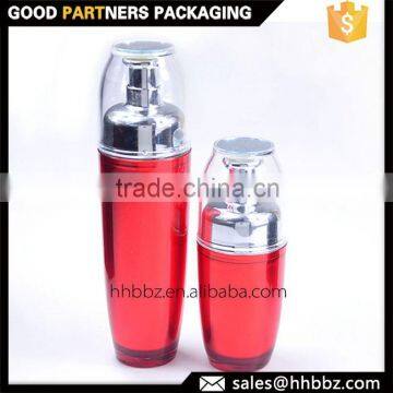 60m airless vacuum pump lotion cream bottle with mirror on the cap