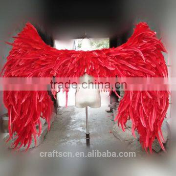 Beautiful Customized Colorful Fairy Wings Made of Feathers for Party