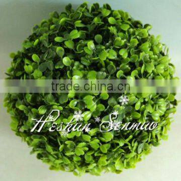 Handmade topiary grass ball synthetic boxwood grass ball wholesale