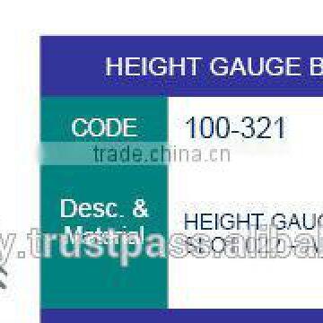 height gauge bracket in aluminum , dental instruments, dental lab instruments