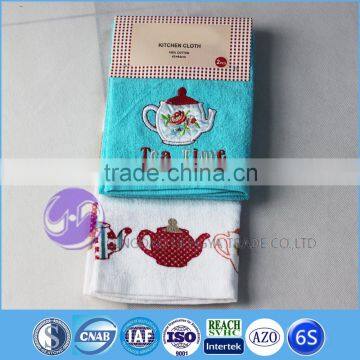 china wholesale embroidery design microfiber cotton hand towel