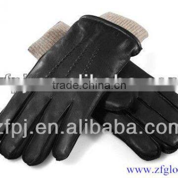 Real leather sheep skin men gloves fashion gloves