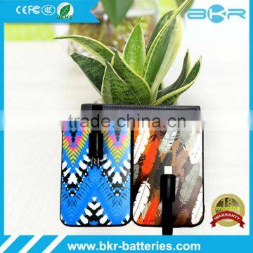 3200mAh Power Bank Suction cable Charge For All Android Phones